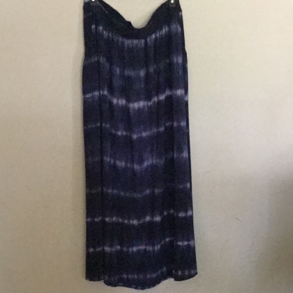 Blue tie-dyed Skirt